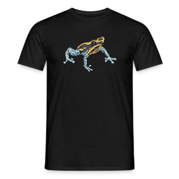Poison Dart Frog I Toad Frog Motif for Amphibians - Men's T-Shirt - black - Front - AI Model Male 178 light (178cm)