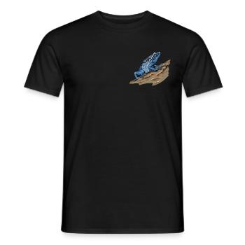 Poison Dart Frog I Toad Frog Motif for Amphibians - Men's T-Shirt - black - Front - AI Model Male 178 light (178cm)