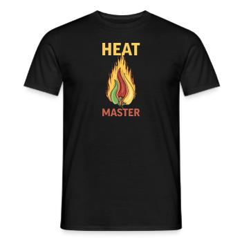 Chili Jalapenos Habaneros Carolina Reaper - Men's T-Shirt - black - Front - AI Model Male 178 light (178cm)