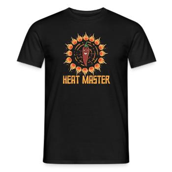 Chili Jalapenos Habaneros Carolina Reaper - Men's T-Shirt - black - Front - AI Model Male 178 light (178cm)