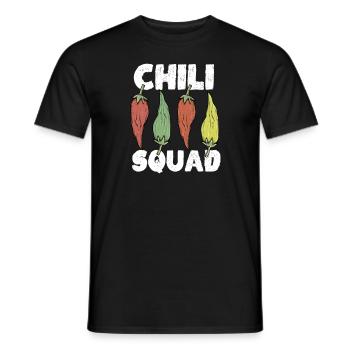 Chili Jalapenos Habaneros Carolina Reaper - Men's T-Shirt - black - Front - AI Model Male 178 light (178cm)