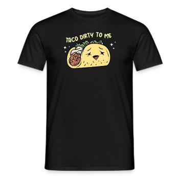 Taco Mexikanische Essen Mexico Tortilla Burrito - Männer T-Shirt - Schwarz - Vorne - AI Model Male 178 light (178cm)