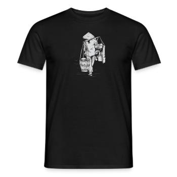 Vietnam I Saigon Scooter Pho Bo Motif de voyage pour - T-shirt homme - noir - Devant - AI Model Male 178 light (178cm)