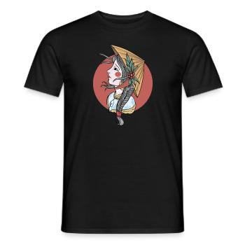 Vietnam I Saigon Scooter Pho Bo Motif de voyage pour - T-shirt homme - noir - Devant - AI Model Male 178 light (178cm)
