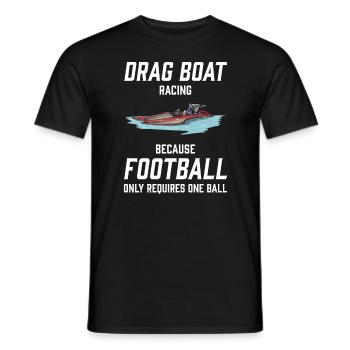 Drag Boat Racing I Drag Boat Driver Speedboat - Männer T-Shirt - Schwarz - Vorne - AI Model Male 178 light (178cm)