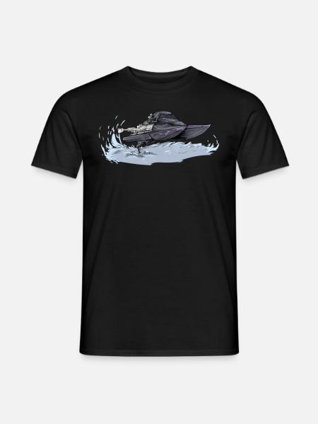 Drag Boat Racing I Drag Boat Driver Speedboat - Mænd T-shirt - sort