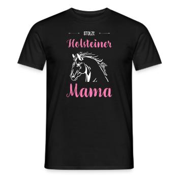 Holsteiner I Pony Horse Saying Motif pour cavalier - T-shirt homme - noir - Devant - AI Model Male 178 light (178cm)
