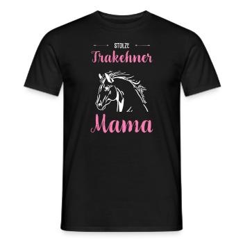 Trakehner I Pony Horse Dicton Motif pour cavalier - T-shirt homme - noir - Devant - AI Model Male 178 light (178cm)