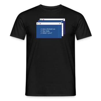 Hacker Programmeur Développeur Informatique - T-shirt homme - noir - Devant - AI Model Male 178 light (178cm)