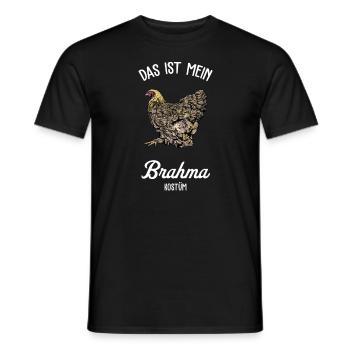 Brahma Hühner I Chicken Geflügel Motiv für - Männer T-Shirt - Schwarz - Vorne - AI Model Male 178 light (178cm)