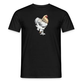 Brahma Hühner I Chicken Geflügel Motiv für - Männer T-Shirt - Schwarz - Vorne - AI Model Male 178 light (178cm)