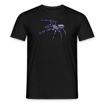 Vogelspinne I Tarantula Terrarium Motiv für - Männer T-Shirt - Schwarz - Vorne - AI Model Male 178 light (178cm)