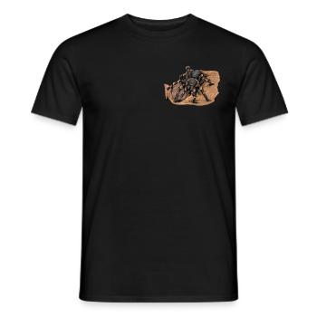 Tarentule I Tarantula Terrarium Motif pour - T-shirt homme - noir - Devant - AI Model Male 178 light (178cm)