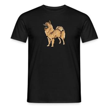 Eurasier Dog I Dog breed for dog owners - Men's T-Shirt - black - Front - AI Model Male 178 light (178cm)