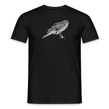 Sperber Vogel I Greifvogel Motiv für Ornithologen - Männer T-Shirt - Schwarz - Vorne - AI Model Male 178 light (178cm)