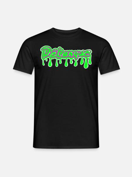 Petanque Pétanque Boule Boccia - Männer T-Shirt - Schwarz