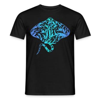 Mantarochen Hawaiianischer Mantarochen-liebhaber - Männer T-Shirt - Schwarz - Vorne - AI Model Male 178 light (178cm)