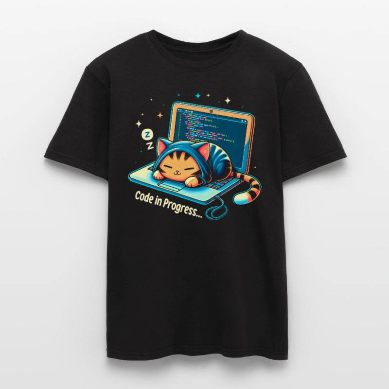 Code in Bearbeitung.. - Programming Cats Männer T-Shirt