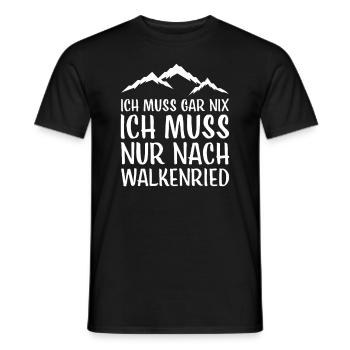 Walkenried I Harz Brocken Brockenbahn Walpurgis - Men's T-Shirt - black - Front - AI Model Male 178 light (178cm)