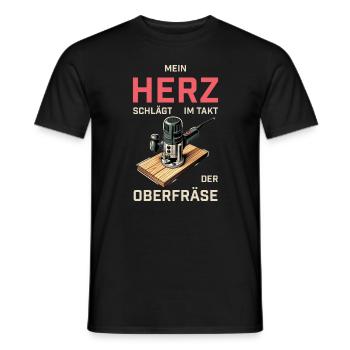 Schreiner I Tischler Meister Motiv für Zimmermann - Männer T-Shirt - Schwarz - Vorne - AI Model Male 178 light (178cm)