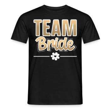 Team Bride Hen Party - Men's T-Shirt - black - Front - AI Model Male 178 light (178cm)