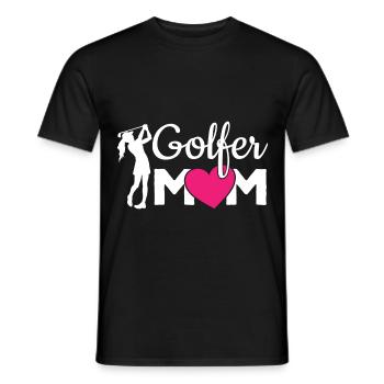 Golf Golfer Golfball Golfspieler Golfschläger - Männer T-Shirt - Schwarz - Vorne - AI Model Male 178 light (178cm)