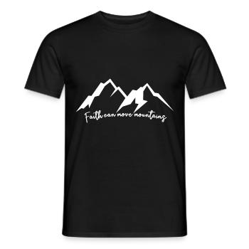 Rockclimbing - Men's T-Shirt - black - Front - AI Model Male 178 light (178cm)