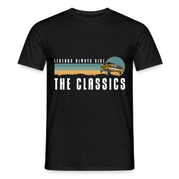Auto Vintage Car Sportwagen - Männer T-Shirt - Schwarz - Vorne - AI Model Male 178 light (178cm)