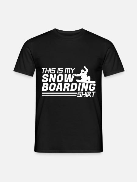 Snowboarding Snowboarder Snowboarden Snowboard - Men's T-Shirt - black