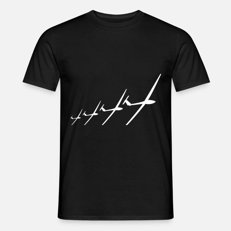 Glider Glider Gliding Glider - Men’s T-shirt - black