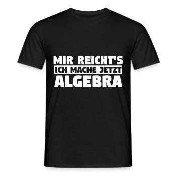 Mathematik Mathe Rechnen Algebra - Männer T-Shirt - Schwarz - Vorne - AI Model Male 178 light (178cm)