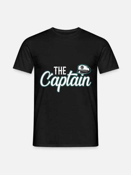 Le capitaine - T-shirt homme - noir