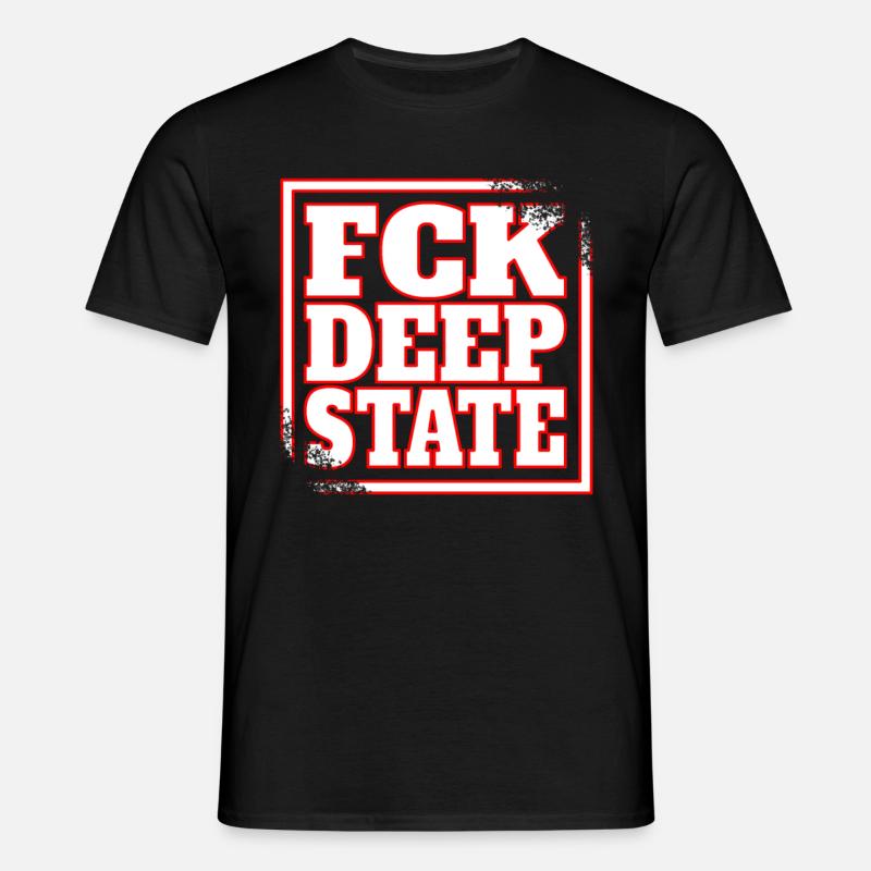 deep state - deepstate - deep state - Men's T-Shirt - black
