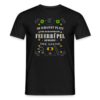 Schornsteinfeger Beruf Lustiger Spruch Geschenk - Männer T-Shirt - Schwarz - Vorne - AI Model Male 178 light (178cm)