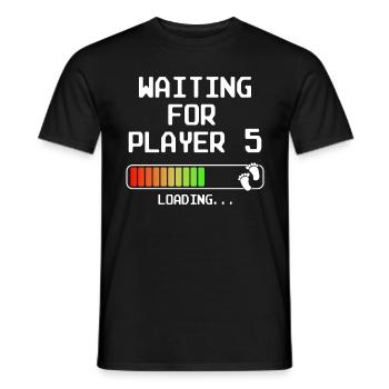 Drittes Mal Papa Mama Vater Mutter Drittes Kind - Männer T-Shirt - Schwarz - Vorne - AI Model Male 178 light (178cm)
