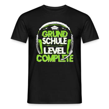 Grundschule Abschluss Grundschüler Abgänger Junge - Männer T-Shirt - Schwarz - Vorne - AI Model Male 178 light (178cm)