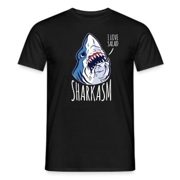 Hammerhead Teeth Wild Life Shark Collection I - Männer T-Shirt - Schwarz - Vorne - AI Model Male 178 light (178cm)
