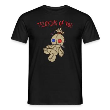 Thinking Of You Depression Kills Raise Awareness - Men's T-Shirt - black - Front - AI Model Male 178 light (178cm)