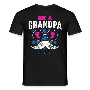 Werdender Opa, Endlich werde ich ein Opa - Männer T-Shirt - Schwarz - Vorne - AI Model Male 178 light (178cm)