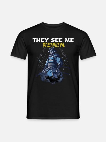 Ils me voient, Ronin - T-shirt homme - noir