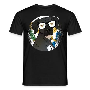Îles Vierges américaines - T-shirt homme - noir - Devant - AI Model Male 178 light (178cm)