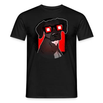 Baster - Männer T-Shirt - Schwarz - Vorne - AI Model Male 178 light (178cm)