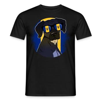 Barbados - Männer T-Shirt - Schwarz - Vorne - AI Model Male 178 light (178cm)