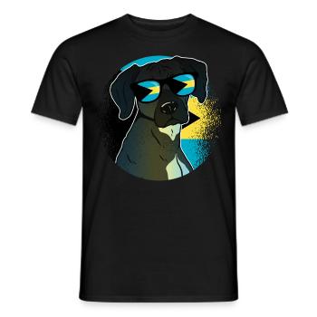 Bahamas - Men's T-Shirt - black - Front - AI Model Male 178 light (178cm)