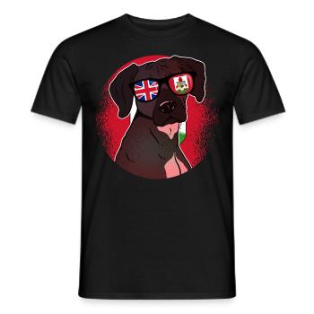 Bermuda - Männer T-Shirt - Schwarz - Vorne - AI Model Male 178 light (178cm)