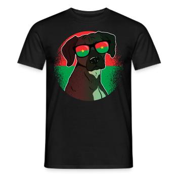 Burkina Faso - Men's T-Shirt - black - Front - AI Model Male 178 light (178cm)