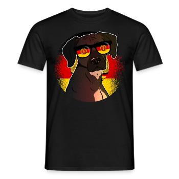 East Germany - Men's T-Shirt - black - Front - AI Model Male 178 light (178cm)