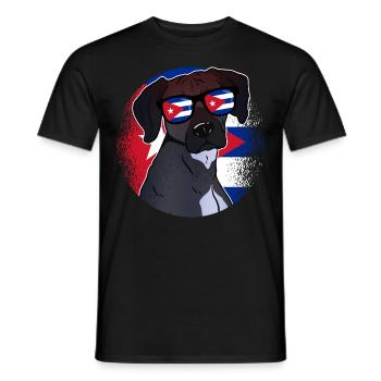 Kuba - Männer T-Shirt - Schwarz - Vorne - AI Model Male 178 light (178cm)