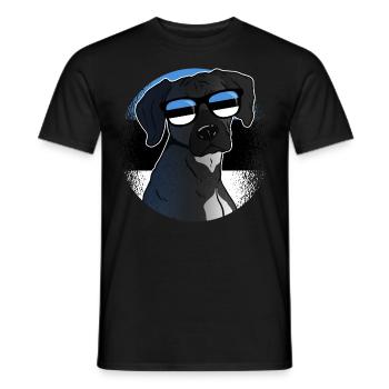 Estonia - Men's T-Shirt - black - Front - AI Model Male 178 light (178cm)