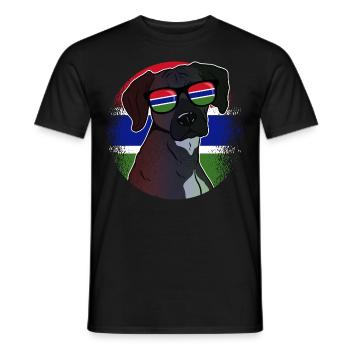Gambie - T-shirt homme - noir - Devant - AI Model Male 178 light (178cm)